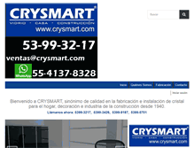 Tablet Screenshot of crysmart.com